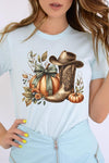 Explore More Collection - Howdy Pumpkin Western Fall Graphic Tee