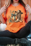 Explore More Collection - Howdy Pumpkin Western Fall Graphic Tee