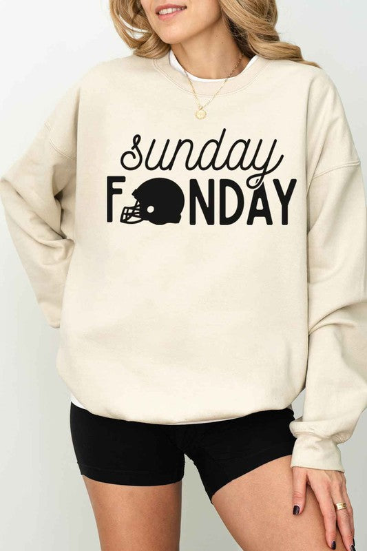 Explore More Collection - SUNDAY FUNDAY FOOTBALL GAME OVERSIZED SWEATSHIRT