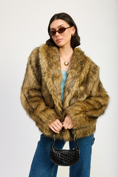 Explore More Collection - FURRY CARDIGAN