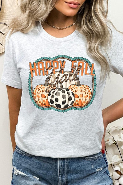 Explore More Collection - Happy Fall Y'all Graphic Tee