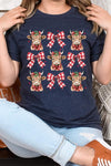 Explore More Collection - Christmas Highland Cow Graphic Tee