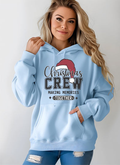 Explore More Collection - Christmas Crew Graphic Hoodie