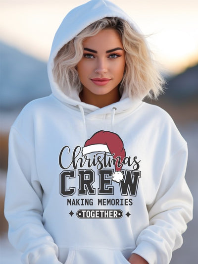 Explore More Collection - Christmas Crew Graphic Hoodie