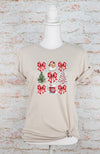 Explore More Collection - Coquette Christmas Holiday Graphic Tee