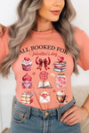 Explore More Collection - All Booked for Valentines Graphic Tee