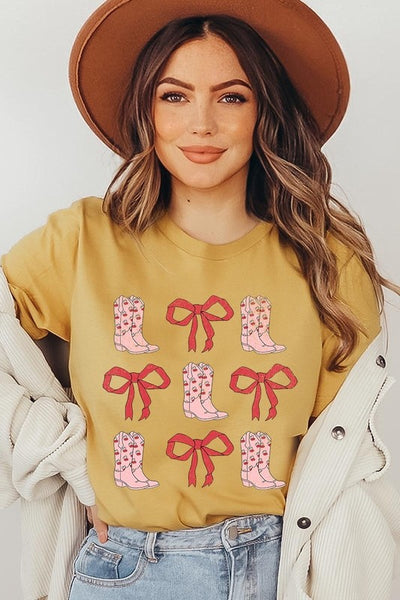 Explore More Collection - Croquette Cowgirl Valentine Graphic Tee