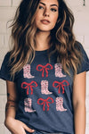 Explore More Collection - Croquette Cowgirl Valentine Graphic Tee