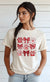 Explore More Collection - Valentine Dog Coquette Graphic Tee