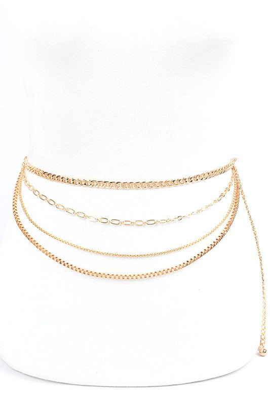 Allison - An Iconic Layered Chain Belt