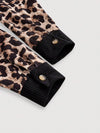 Explore More Collection - Leopard Collared Neck Button Up Shacket