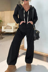 Explore More Collection - Full Size Drawstring Long Sleeve Jumpsuit