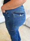 Explore More Collection - Judy Blue Full Size High Waist Straight Cargo Jeans