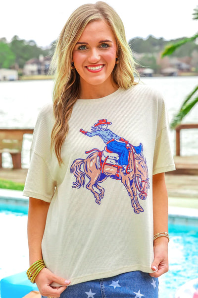 Rodeo - A Rodeo Quest Waffle Tee