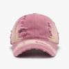 Explore More Collection - Distressed Adjustable Cotton Baseball Cap