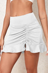 Explore More Collection - Ruched Elastic Waist Swim Skirt