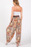 Explore More Collection - SAGE + FIG High-Rise Balloon Bohemian Print Pants