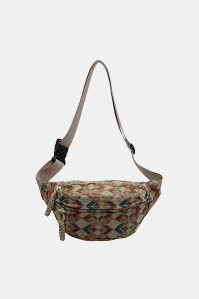 Explore More Collection - Adjustable Strap Canvas Sling Bag