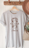 Explore More Collection - Coffee and Jesus Graphic Tee