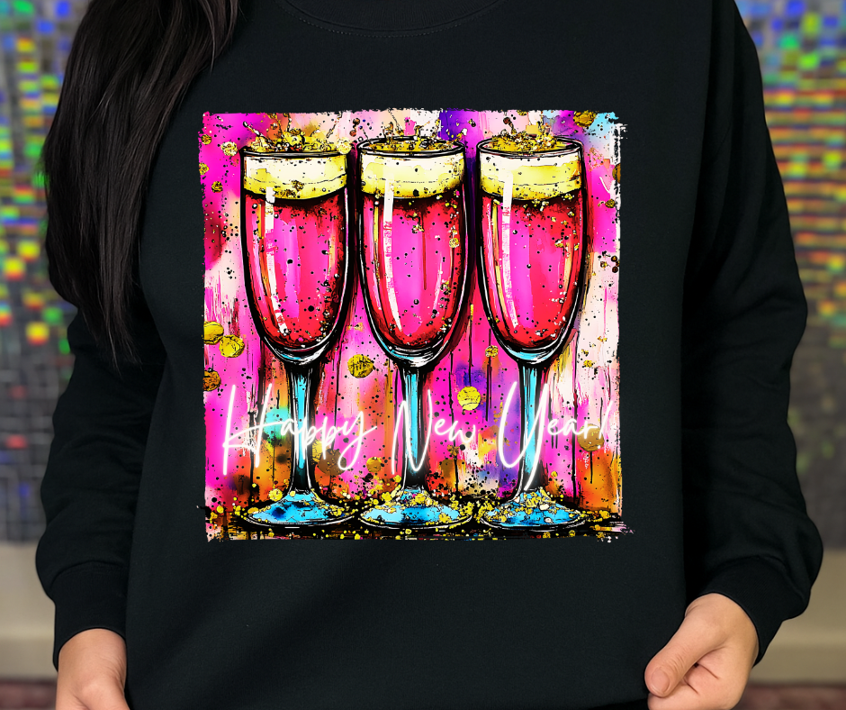 Explore More Collection - Colorful Cheers Graphic Crewneck