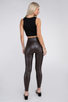 Explore More Collection - High Rise Faux Leather Leggings