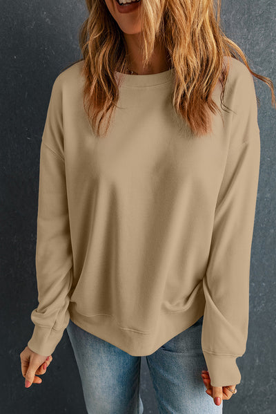 Explore More Collection - Round Neck Dropped Shoulder Sweatshirt