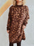 Explore More Collection - Leopard Round Neck Long Sleeve Sweater