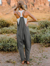 Explore More Collection - Double Take Full Size Sleeveless V-Neck Pocketed Jumpsuit