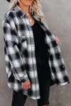 Explore More Collection - Full Size Plaid Collared Neck Long Sleeve Shirt