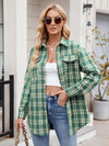 Explore More Collection - Plaid Button Up Long Sleeve Shirt