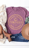 Explore More Collection - Farm Fresh Pumpkins Circle Graphic Tee