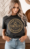 Explore More Collection - Farm Fresh Pumpkins Circle Graphic Tee