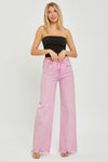 Explore More Collection - RISEN High Rise Wide Leg Jeans