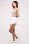 Explore More Collection - Ruffle Hem Tennis Skirt with Hidden Inner Pockets