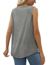 Explore More Collection - Ruched Square Neck Tank