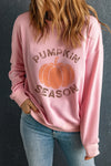 Explore More Collection - Graphic Round Neck Long Sleeve Sweatshirt