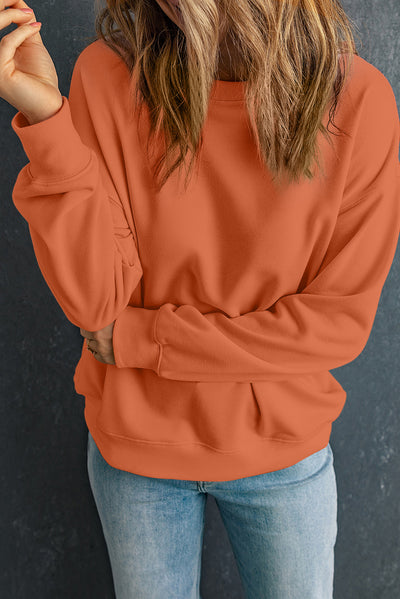 Explore More Collection - Round Neck Dropped Shoulder Sweatshirt