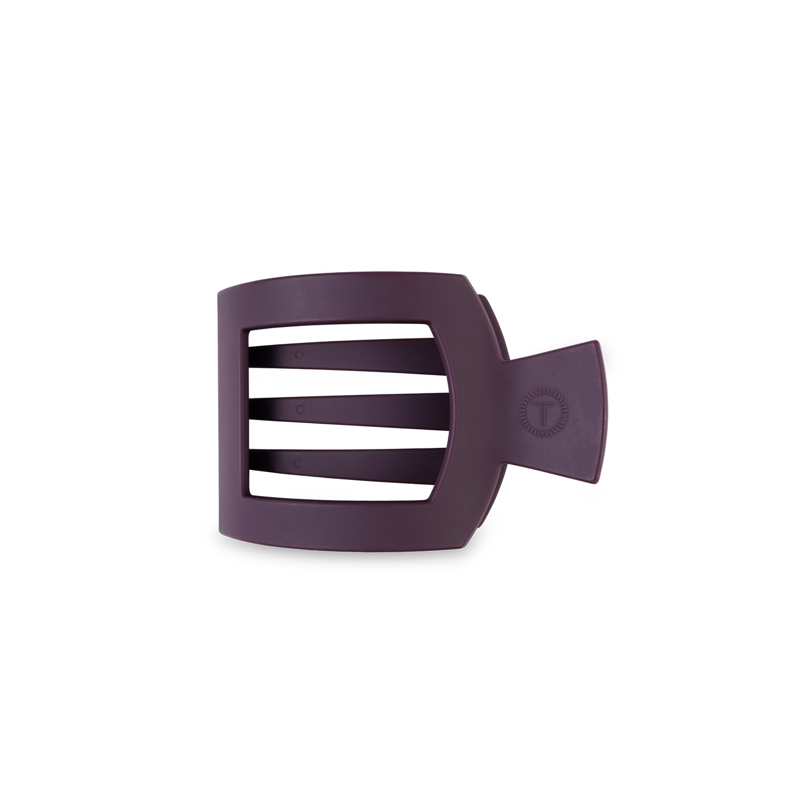 Square Flat Hair Clip | Small | Burgundy Bliss