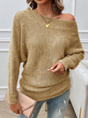 Explore More Collection - Pearl Detail Long Sleeve Sweater