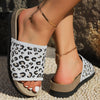 Explore More Collection - Leopard Open Toe Sandals