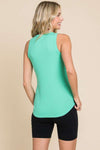 Explore More Collection - Culture Code Full Size Ribbed Round Neck Tank