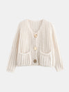 Explore More Collection - Button Down Long Sleeve Cardigan