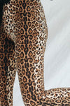 Explore More Collection - Leopard Print Flare Leg Pants