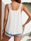 Explore More Collection - Lace Detail Scoop Neck Tank