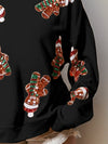 Explore More Collection - Sequin Gingerbread Man Long Sleeve Sweatshirt