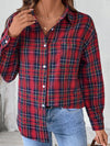 Explore More Collection - Perfee Plaid Button Up Long Sleeve Shirt