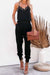 Explore More Collection - Lace Detail V-Neck Spaghetti Strap Jumpsuit