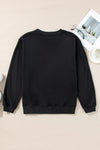 Explore More Collection - Graphic Round Neck Long Sleeve Sweatshirt