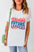 Explore More Collection - Letter Graphic Round Neck Short Sleeve T-Shirt