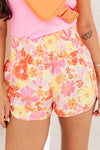 Explore More Collection - Printed High Waist Shorts